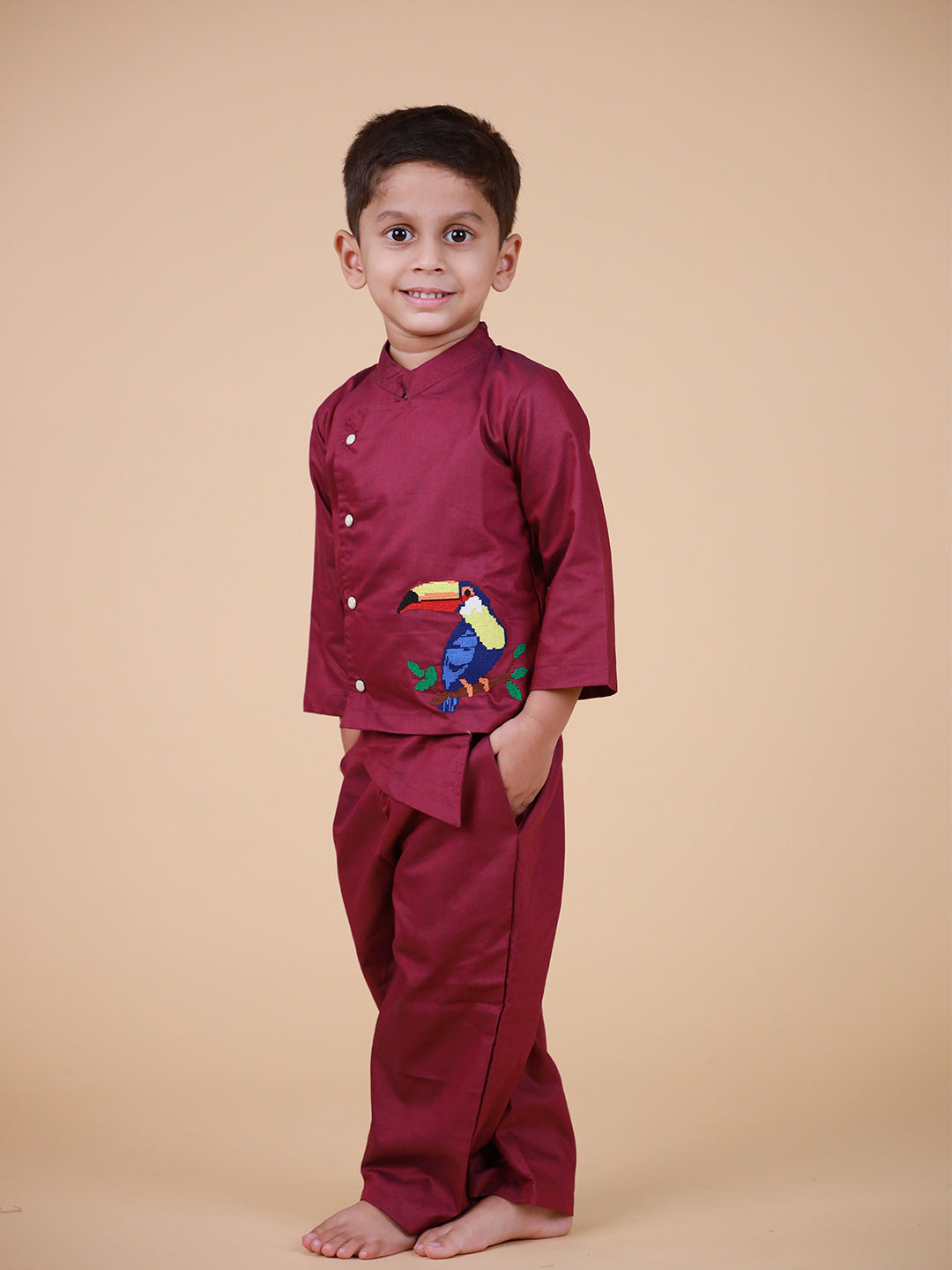 Asymentrical shirt Full Pant Set – Perfect for Parties