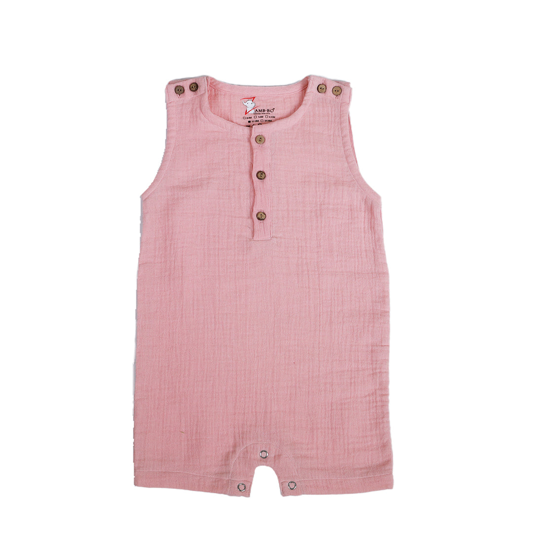 100% Crinkled Cotton Muslin Rompers | Onesies | Unisex