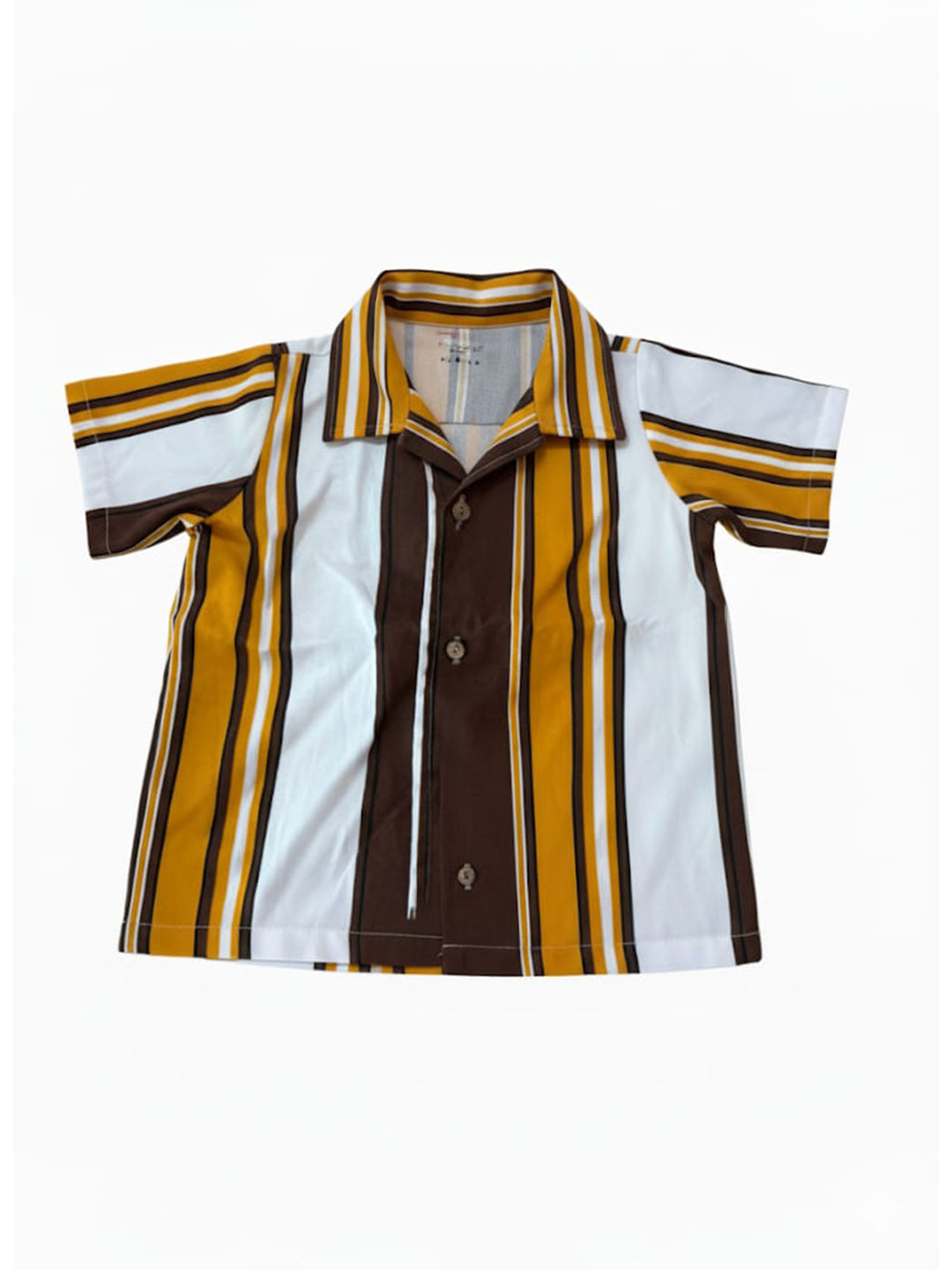 Organic Cotton Yarn dyed Shirt with Crinckled muslin Bottom shorts for boys