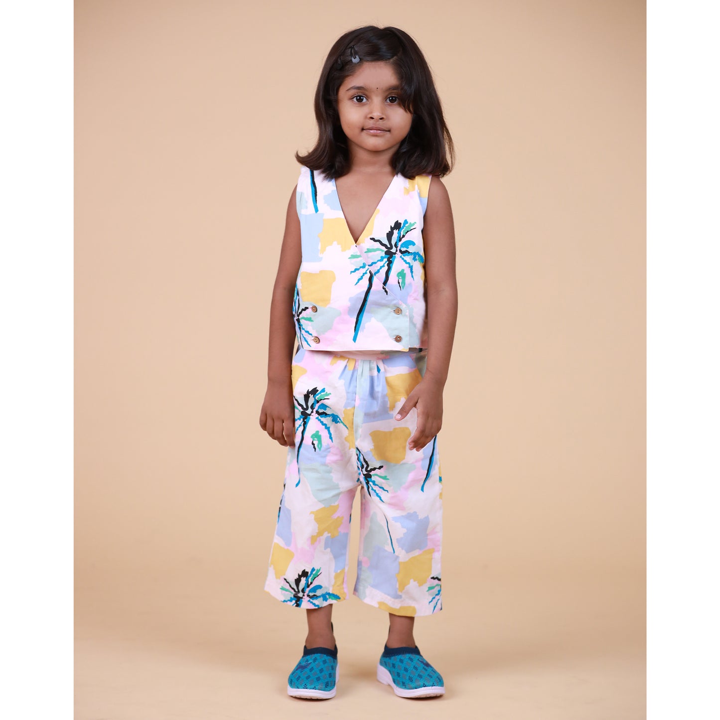 Organic Cotton Reversible top & bottom for Girls