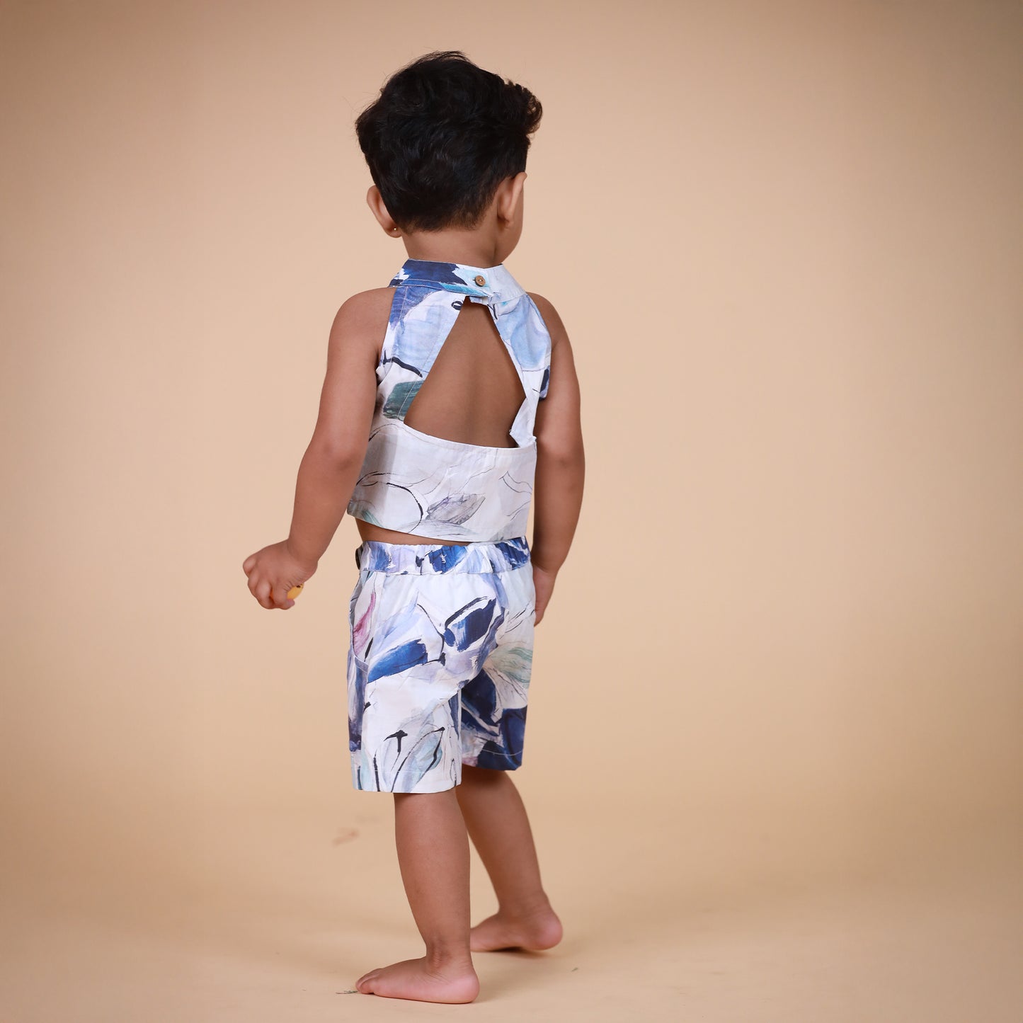 Organic Cotton Halter neck Co-ord set for Girls