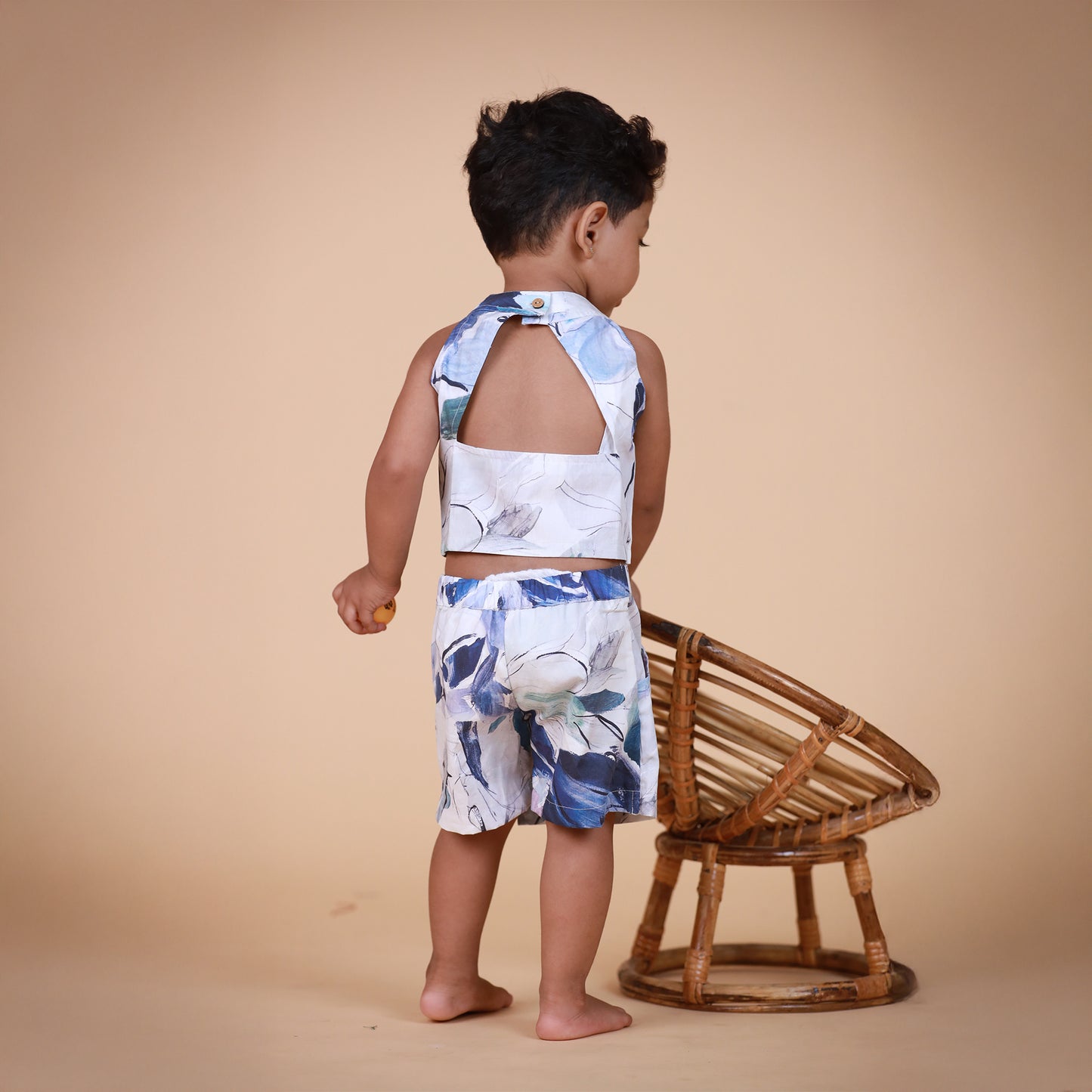 Organic Cotton Halter neck Co-ord set for Girls