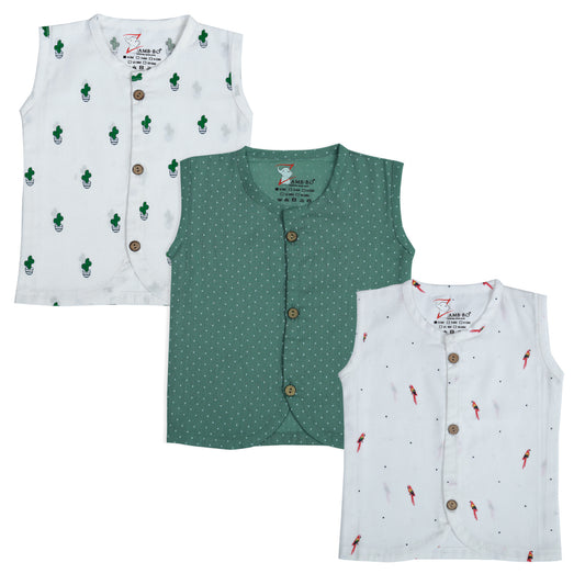 100 % Cotton Printed Jabla for Newborns & Infants