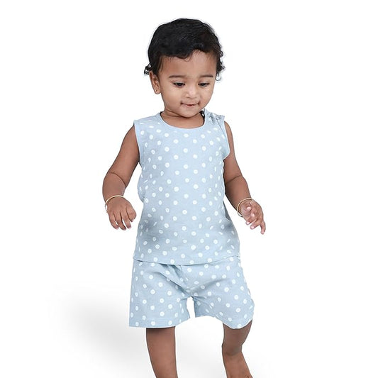 100% Cotton Printed co-ords for Infants & Toddlers