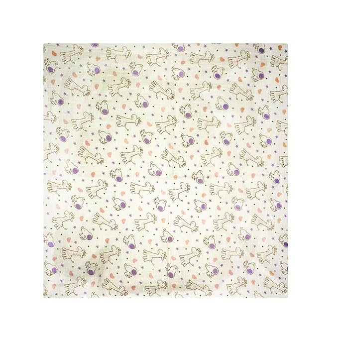 100% Crinkled Muslin Cotton Swaddle Wrap for Newborns, Sleep Blanket