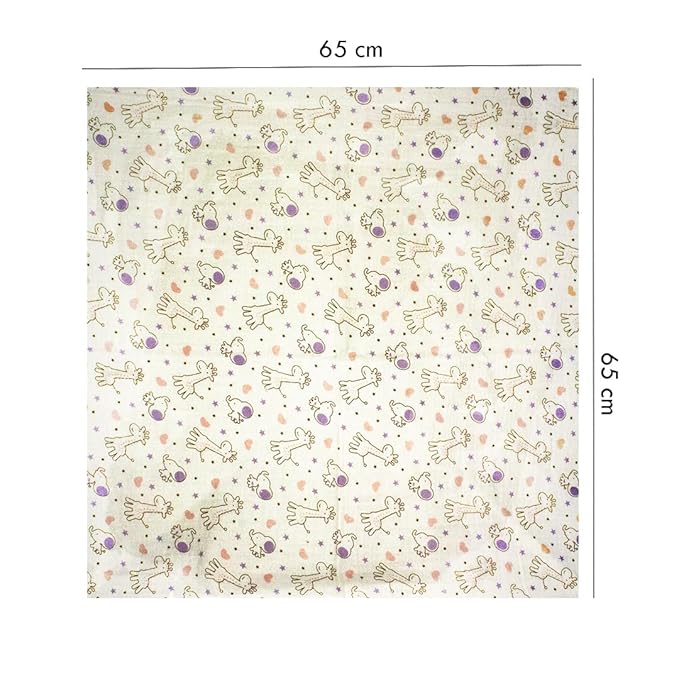 100% Crinkled Muslin Cotton Swaddle Wrap for Newborns, Sleep Blanket